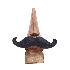 Garden Of Arts Wooden Eyewear Holder, Spectacle Holder for Men & Women, Spec Holder, Wooden Eyewear Retainer, Sunglasses Holder, 6.5 Inch, Brown Color, Easter Day/Mother Day/Good Friday