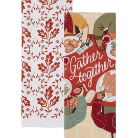 KO 2 DIFFERENT TERRY TOWELS(16.5"x2