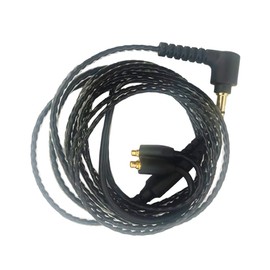 Reclable MMCX to 3.5mm Stereo Mini Terminal / Black 0.5 ft Cord EPIC Cable Compatible with MMCX Compatible with Other Series Earphones Compatible with Westone UM Pro - UE 900, ES60