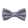 Ladeheid Children's Boys Bow Tie - Pre-Tied Adjustable Band, Matte