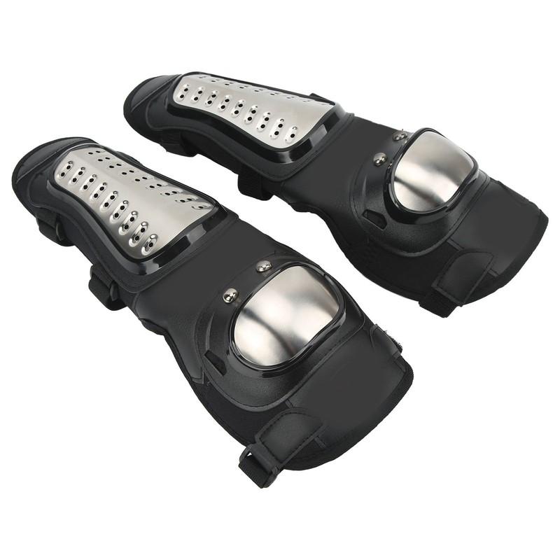 1 Pair Motorcycle Knee Pads Drop Resistance Rubber Cycling Protective