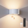FULEN Motion Sensor Wall Light with Remote Control 3 Colors
