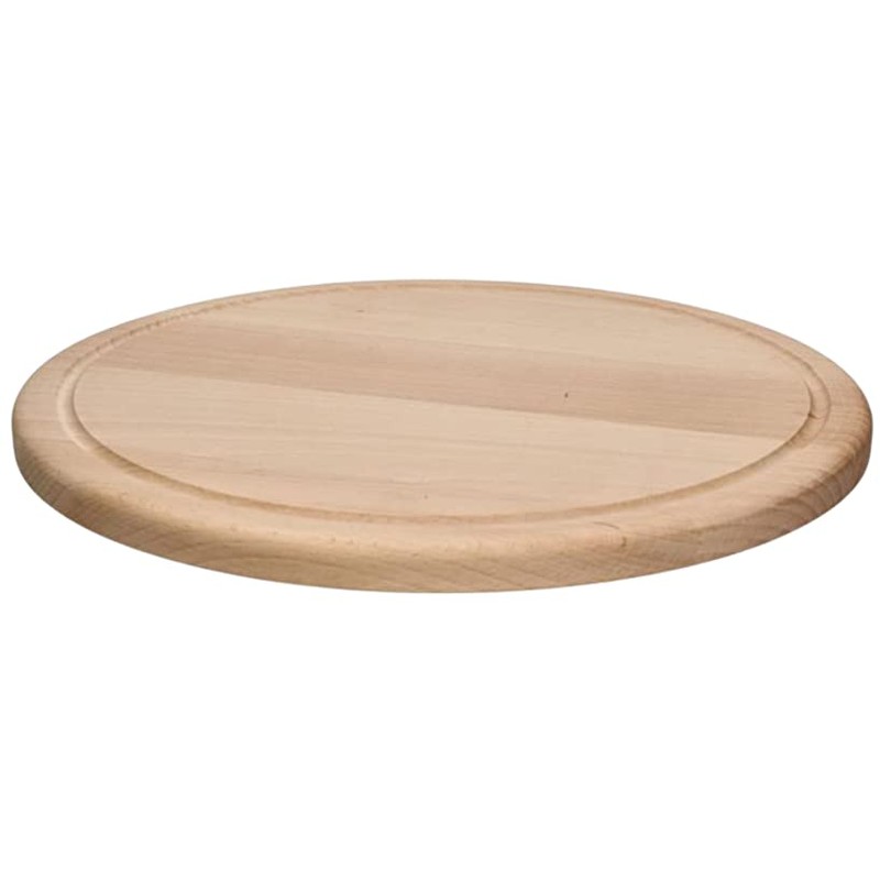 teemando® Chopping Board with Juice Groove Made of Wood, 25