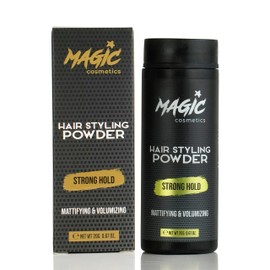Magic Cosmetics Hair Powder Men | Unisex Root Hair Styling Matt Look | Anti-Gravity Powder Styler | Invisible Texture | Instant Volume and Root Boost| All Hair Types | 20 gr