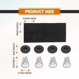 Electric Radiator Fan Mounting Kit, Car Universal Cooling Vehicle Electric Radiator Fan Plastic rods Installation Cooler Kit