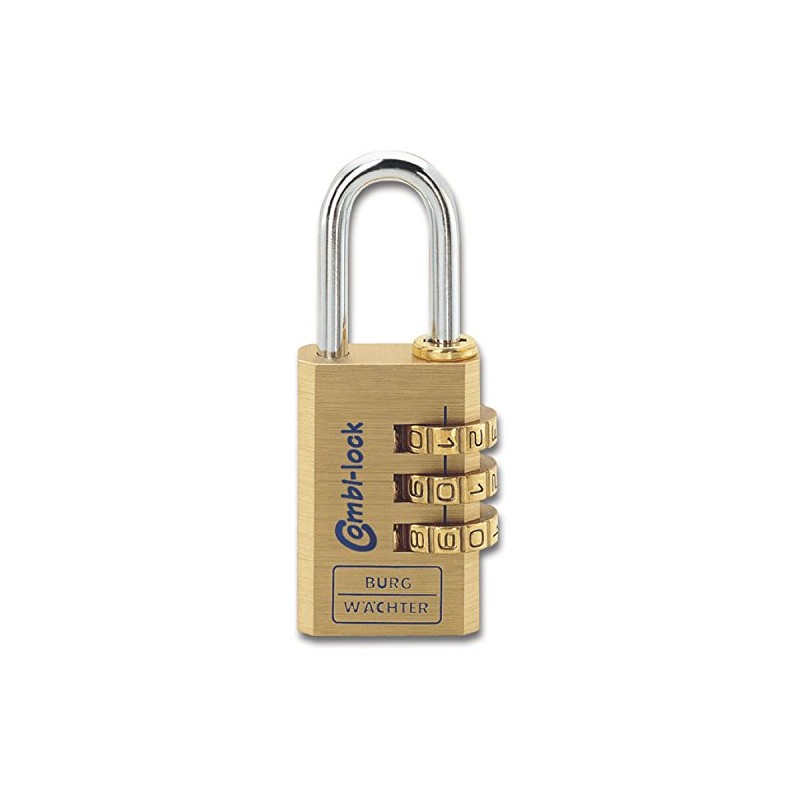 Burg-Wächter Verstellbares Zahlenschloss, Combi Lock 80 30 M SB, Bügelstärke: