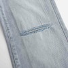 THUNDER STAR Womens High Waisted Wide Leg Jeans Stretchy Distressed