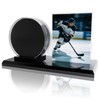 Card Archiver Hockey Puck Display Case, Acrylic Ball Ring &