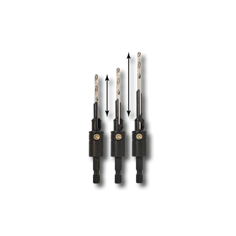 Snappy Tools #9 Adjustable Clearance Bore Countersink - 3 Steps