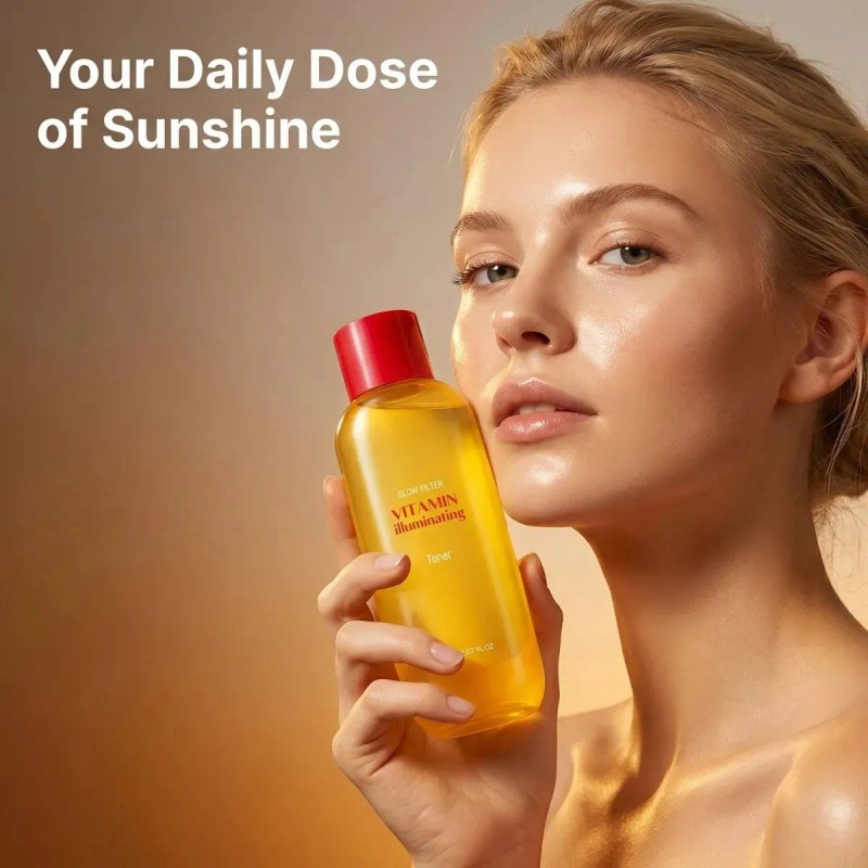 Tónico Vitamina Niacinamida 150ml 2 Pzas, Iluminador Piel