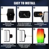 Yotivki Outdoor Wall Light, 2400LM Smart RGBWW Porch Lights Outdoor