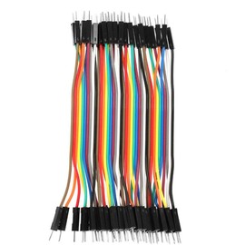 Akozon Jumper Wire, 3 Pieces, Colourful 10 cm Jumper Wires Kit, 40 Pin Male-Male, Female, Male-Female, Jumper Cable Wire Jumpers for Breadboard
