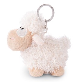 Niki Wooly Gang Key Ring, Sheep, White, 3.5 inches (9 cm), Kids, white