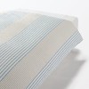無印良品 綿 サッカー織 掛ふとんカバー・シングル 150×210cm用・ブルーストライプ 76400318