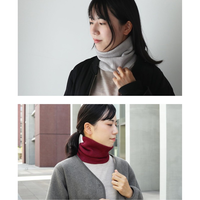 Kinuya SO7062 Ultra Warm Silk Double Woven Neck Warmer, Silk