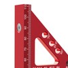 Metric 3D Multi Angle Measuring Ruler Woodworking Square Carpenter Hole