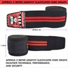 Repton Knee Wraps Pair Weightlifting | Elasticated Knee Straps for