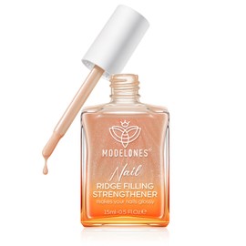 Modelones Nail Hardener Extra Strong 8-in-1, Nail Care Products, Nail Hardener for Brittle Nails, Groove Filler, Nail Repair, Nail Growth Formulas, Nail Strengthener, Nail Hardener, Base Coat 15 ml