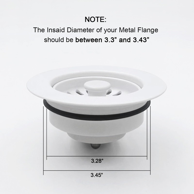 GZILA Garbage Disposal Drain Strainer and Stopper with Decorative Disposal