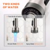 LED Light Kitchen Faucet with Pull Down Sprayer Sus304 Stainless