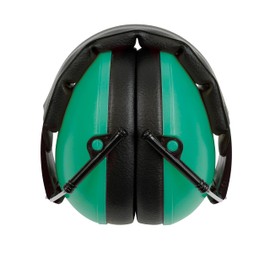 TimeTEX - Auris Plus Hearing Protection for Children Turquoise | Robust, Infinitely Adjustable and Foldable Ear Protection with Insulation Value of 24.3 dB | Contents: 1 x Hearing Protection