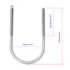 Universal U-Bolt 50 mm (1.97") Inside Width 304 Stainless Steel