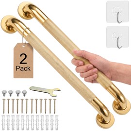 2 Pack 500mm 20inch Grab Bar Rail, 304 Stainless Anti Slip Bath Safe Handle