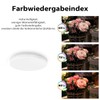 LVWIT 18 W LED Round Ceiling Light, IP65 Waterproof Bathroom