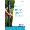 Mister Landscaper Black 13-in Stake with 1/4-in Vinyl Clip for