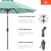 ABCCANOPY OLEFIN® 5-Year No Fading 9FT Patio Umbrella, Outdoor Table