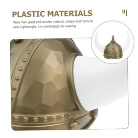 LIFKOME Viking Horn Hat Adult Viking Helmet Women Costume Party Hat Decorative Ox Horn