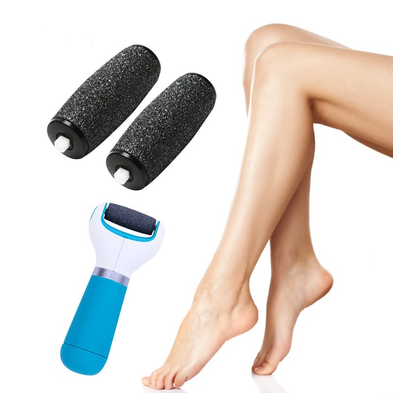 2pcs Replacement Rollers Heads Refills Compatible for Scholl Velvet Smooth,Pedicure
