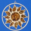 POMMERNTRAUM ® Amber Sun Catcher Window Decoration Window Decoration A