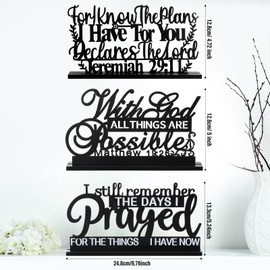 I Still Remember the Days I Prayed Sign Inspirational Table Blessed Signs Wood Motivational Home Decorations Farmhouse Table Home Decor Centerpieces for Home Living Room Office (Inspirational Style)