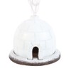 Winter Igloo Incense Cone Burner - Handcrafted Ceramic, Smoke Dispersion,