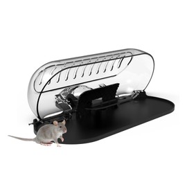 Large Mousetrap, Household Mousetrap, Indoor Mousetrap, Fast, Effective, Hygienic and Safe Mousetrap for Home and Pets - 1 Pack