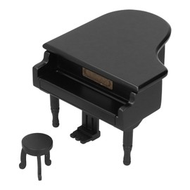 Piano Music Box Music Box Plays Musical Boxes Gift with Chair for Christmas Birthday Valentine's Day