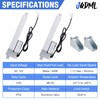 JQDML 12V High Speed Linear Actuator - 4 Inch Stroke,