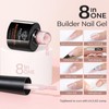 Modelones 12 Colors Builder Gel Set, Pink Brown Builder Nail
