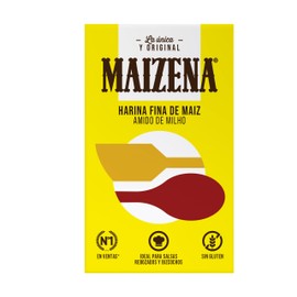 Maizena Corn Starch Flower, 24 ounces, GLUTEN-FREE | No added flavour | Works with hot liquids | Cornstarch for baby food | Harina de Maíz, Amido de Milho,