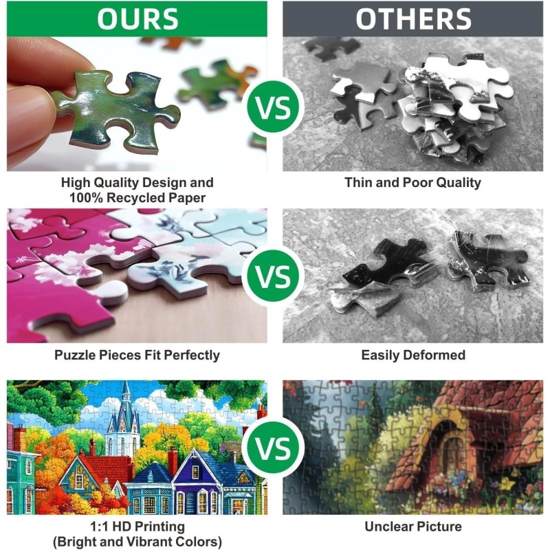 Blueforest 1000 Piece Puzzle for Adults - Stained Glass Cats