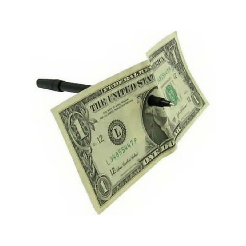 MilesMagic Magician's Pen Through Paper, Dollar, Bill, Poker Card Ultimate