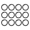 PATIKIL 25mm/1" Metal Spring O Rings, 12 Pcs Spring Gate
