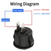 Fafeicy 20pcs 2 Pin 2 Position Rocker Switch Plastic Power