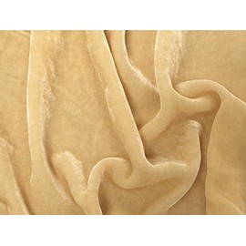 SyFabrics Silk Velvet Fabric 54 inches Wide Sand