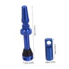 KOMBIUDA 4pcs Aluminum Alloy Tubeless Valve Stems Kit for Mountain