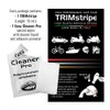 4R Quattroerre.it 10542 Tiras Adhesivas para Coche, Color Negro, 100