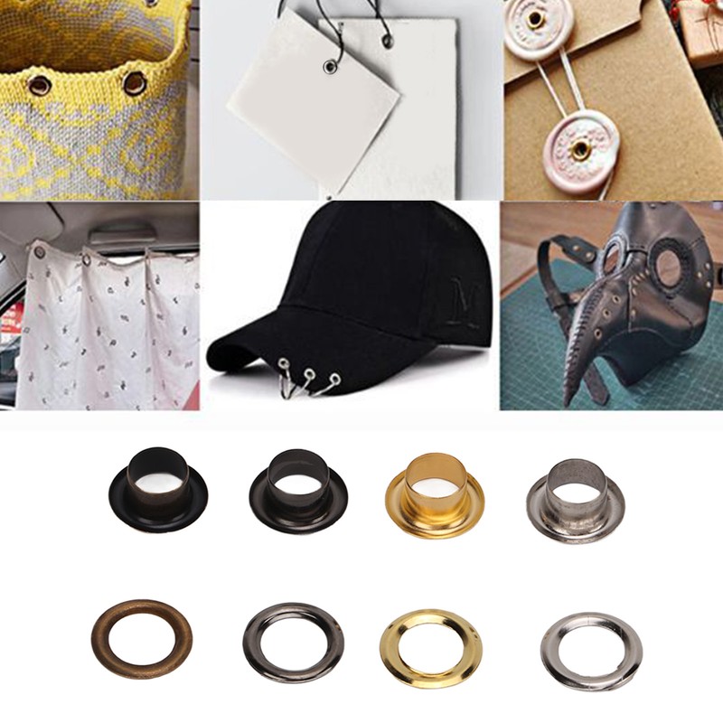 Grommet Tool Kit Sturdy Colorful Plating Easy Installation Metal Grommets