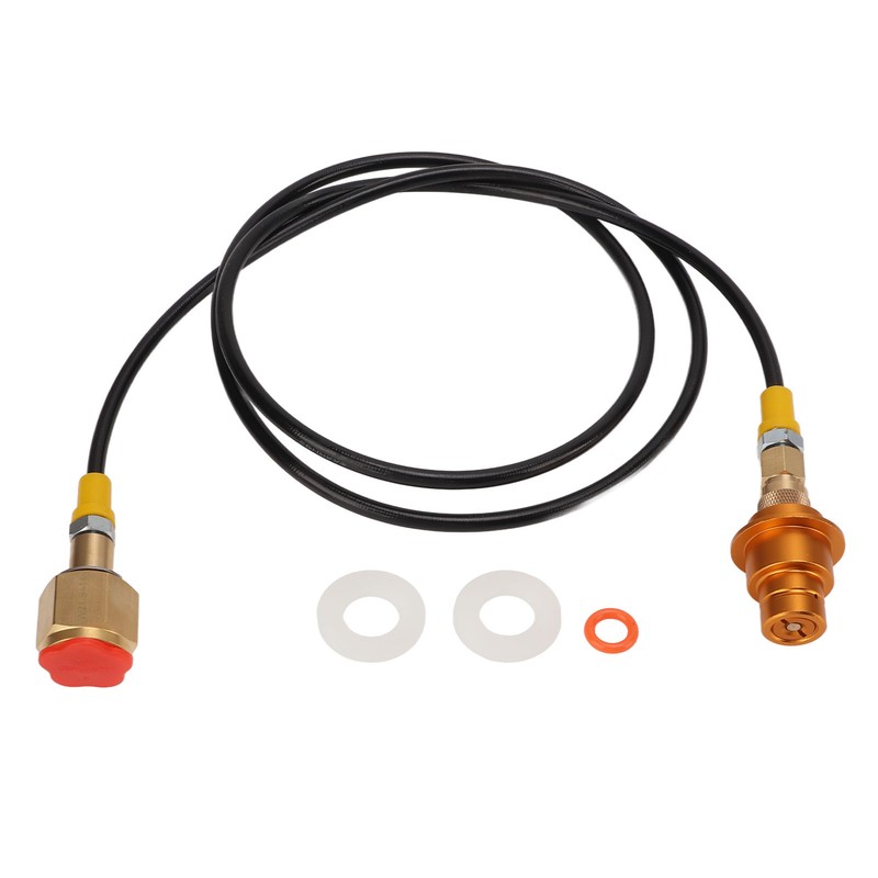 CO2 Tank Adapter Hose 60 Inch Brass ABS Soda Machine