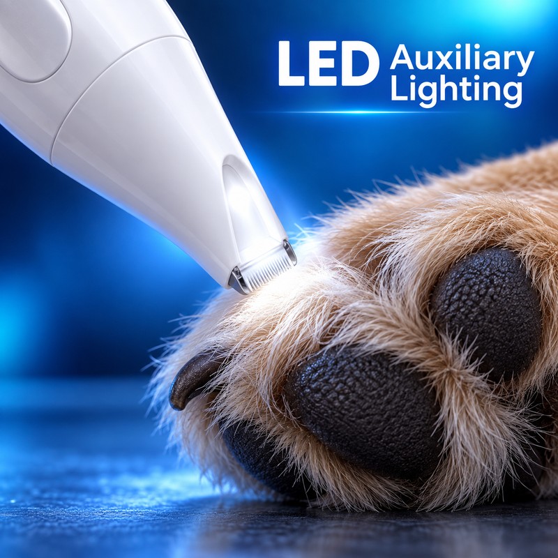 Upgraded Version Pet Paw Trimmer with LED Light – Precise